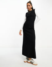 エイソス ASOS DESIGN supersoft long sleeve midi dress with wrap