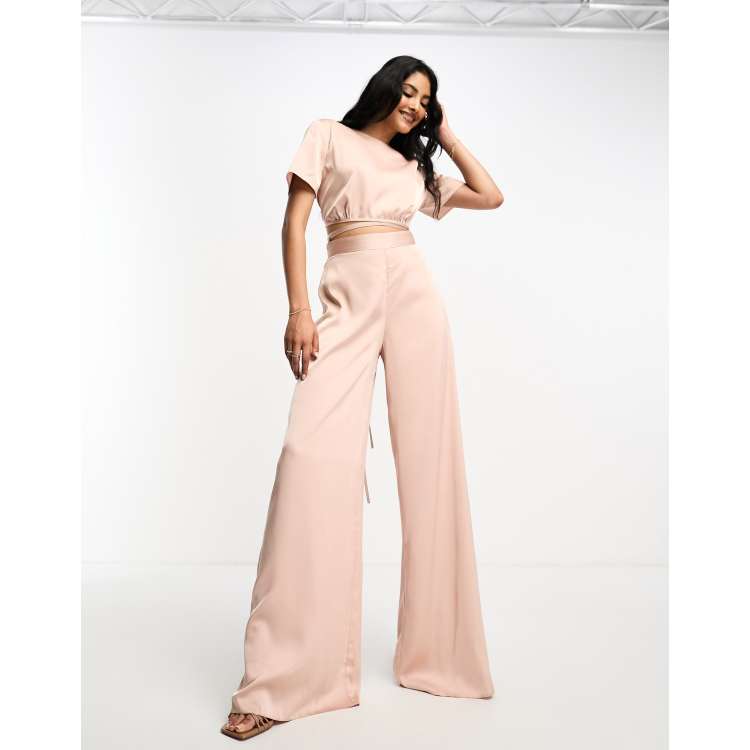 Pink cheap jumpsuit asos