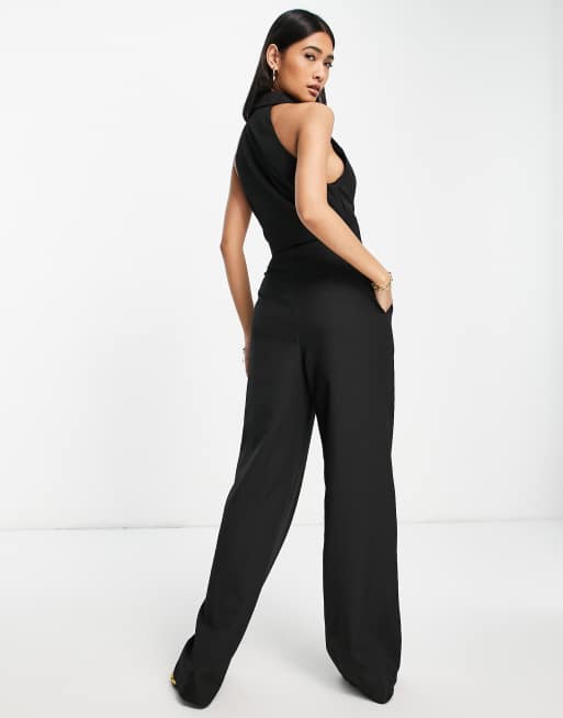 Tailored best sale black jumpsuit