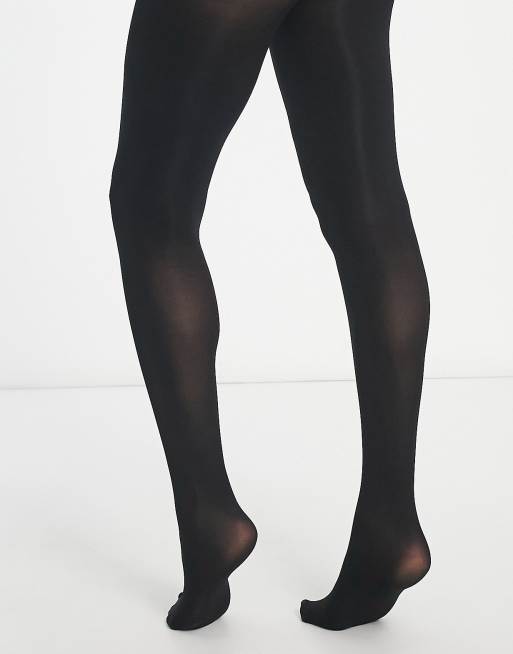 Pretty Polly 60 Denier Opaque Tights Black S/M, XL 2 Pair Pack