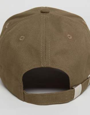 khaki baseball cap