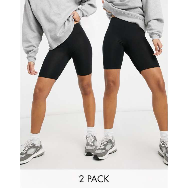 Asos black cheap cycling shorts