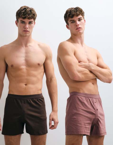 ASOS DESIGN 2 pack boxers in multi - view 1