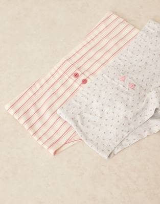 Asos Design 2 Pack Cheeky Boxers In Multi