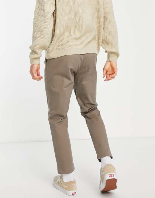 ASOS DESIGN 2-pack cigarette fit chinos in washed brown and black - SAVE!, 2 of 4