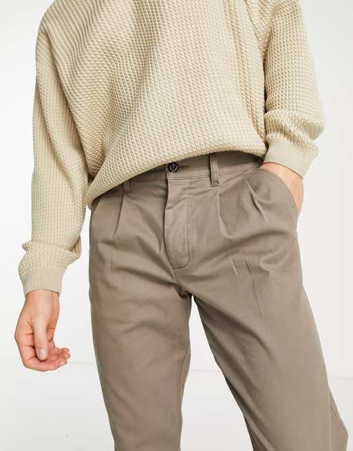 ASOS DESIGN 2-pack cigarette fit chinos in washed brown and black - SAVE!, 3 of 4