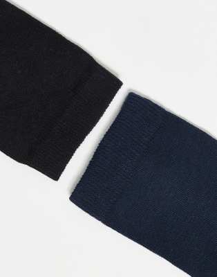 Asos Design 2-pack Cotton Rich Socks In Multi