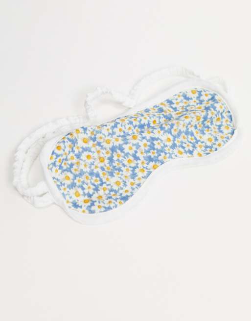 ASOS DESIGN 2-pack face covering with scrunchie and eye mask travel set in multi, 3 of 4