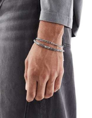 Asos Design 2-pack Festival Beaded Bracelets