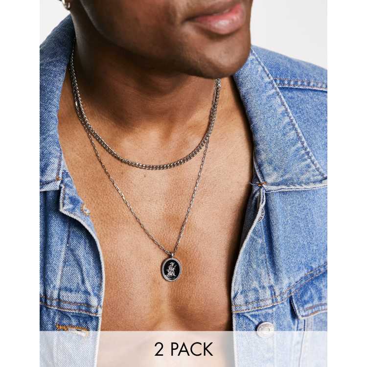 Asos hot sale layered necklace