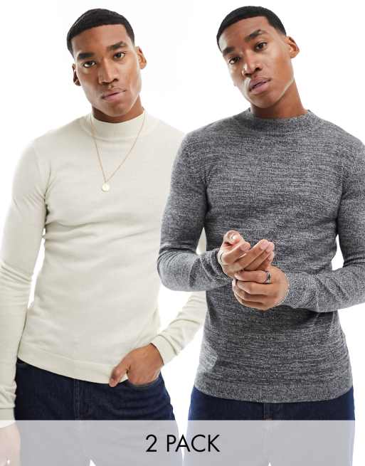 Asos mens hotsell turtle neck jumper