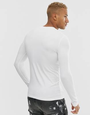 asos muscle fit long sleeve