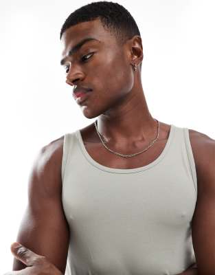 Asos Design 2 Pack Muscle Fit Tank Top In Multi