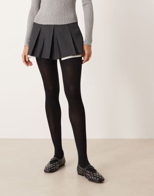 Asos Design 2 Pack Of 120 Denier Tights In Black