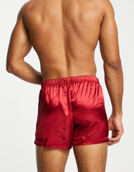 ASOS DESIGN 2-pack satin boxers