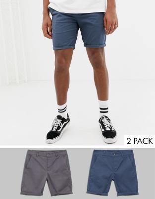 blue chino shorts