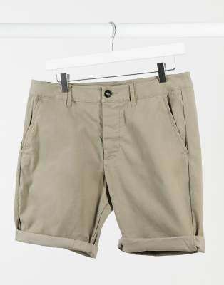 skinny khaki shorts