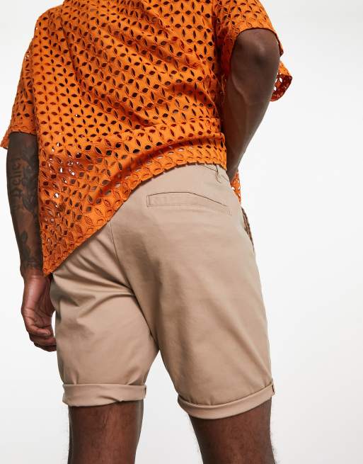 Mens patterned sale chino shorts