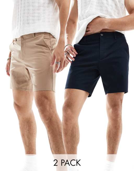 Asos skinny chino shorts best sale