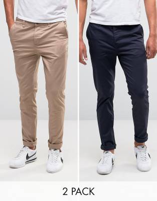 navy skinny chinos