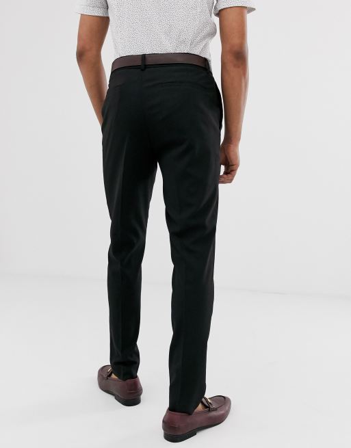ASOS DESIGN 2 pack skinny pants in black and gray, 2 of 4