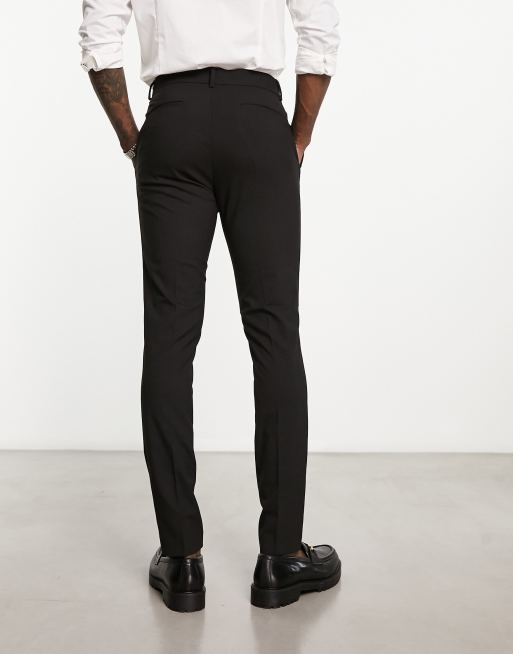 ASOS DESIGN 2-pack skinny pants in black and gray