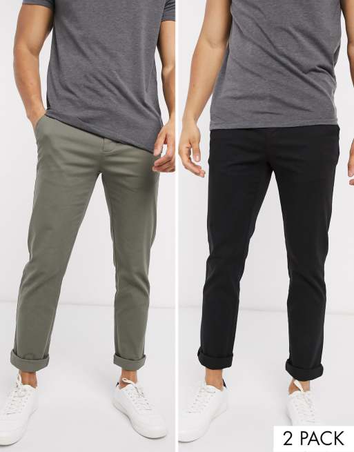 Washed black hot sale chinos