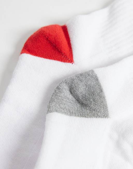 ASOS DESIGN 2 pack socks with american football graphic in white, 3 of 3