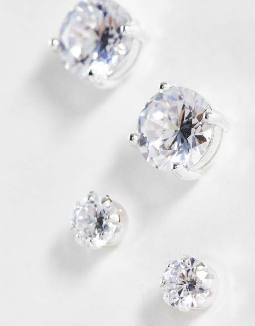 Swarovski stud hot sale earrings set