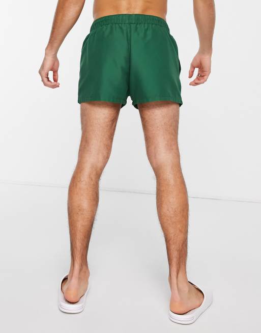 Dark green cheap swim shorts