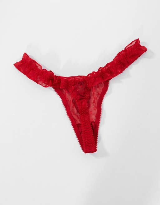 2-Pack Thongs Red