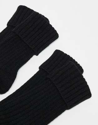 Asos Design 2 Pack Wool Ankle Socks In Multi