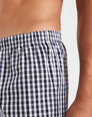 Asos Design 2-pack Woven Boxers In Black