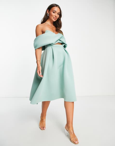 Asos midi outlet wedding guest dresses