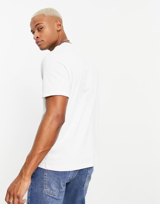 ASOS DESIGN – 240 g/m² – Locker geschnittenes T-Shirt aus schwerem Material in Weiß, 4 von 4