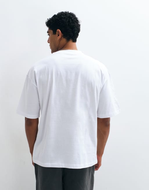 ASOS DESIGN – 2er-Pack Basic-T-Shirts in Weiß mit Oversize-Schnitt, 4 von 5