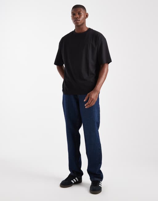 ASOS DESIGN – 2er-Pack Basic-T-Shirts in Weiß und Schwarz mit Oversize-Schnitt, 2 von 5