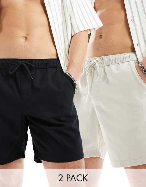 Asos black shorts online