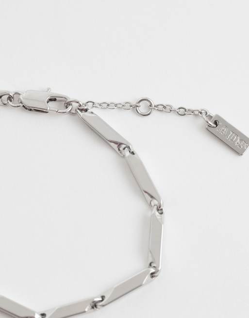 ASOS DESIGN – 2er-Pack silberfarbene Kettenarmbänder, 3 von 3