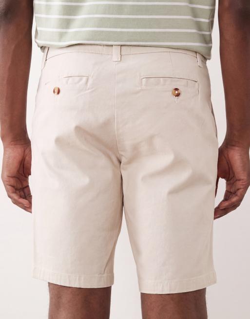 ASOS DESIGN – 2er-Pack Slim-Fit-Chinoshorts in Marineblau und Steinbeige, 5 von 5