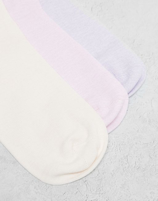 ASOS DESIGN 3 pack ankle marl socks in multi, 2 of 4