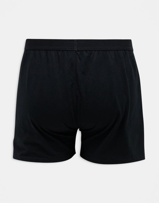 ASOS DESIGN 3 pack boxers in black, 3 of 4