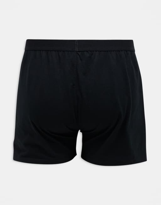 ASOS DESIGN 3 pack boxers in black, 3 of 4