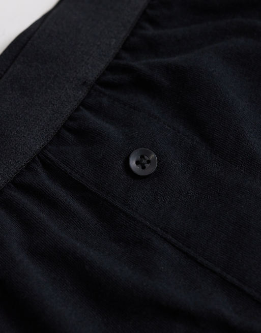 ASOS DESIGN 3 pack boxers in black, 2 of 3