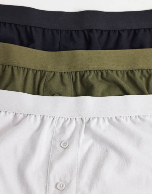 ASOS DESIGN 3 pack boxers in multi, 3 of 3