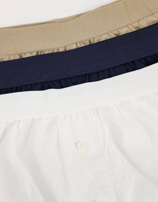 ASOS DESIGN 3 pack boxers in multi, 3 of 3