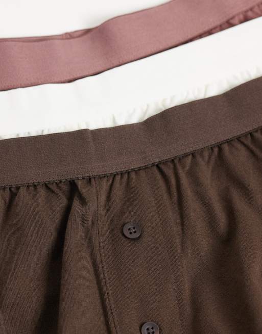 ASOS DESIGN 3 pack boxers in multi, 3 of 3