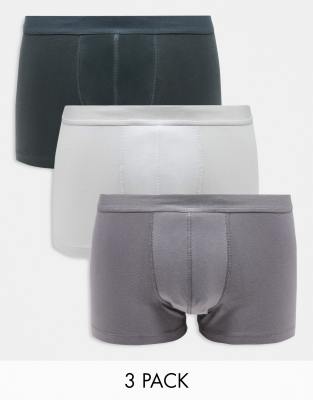 Asos Design 3 Pack Briefs In Multiple Colors