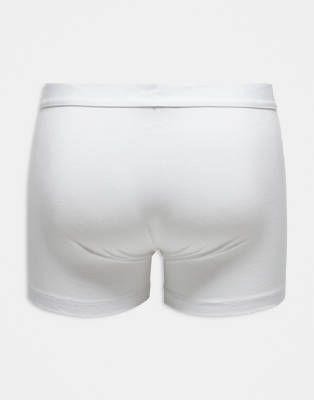 Asos Design 3 Pack Briefs With Woven Patch In Multi