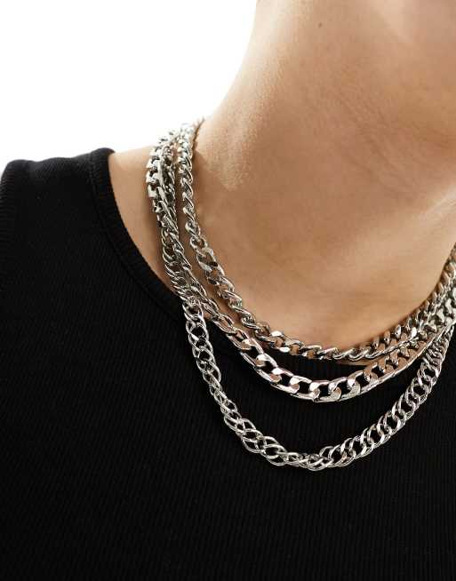 Oversized store clasp necklace